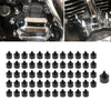 Harley Heritage Softail Breakout Sportster 60x Black Engine Bolt Caps