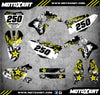 Suzuki RMZ 250 (2010-2018) Decals Custom Graphic Kit GRAFFITI STYLE