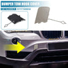 BMW X1 Front Bumper Tow Hook Cover Silver Gray (2012 - 2015)