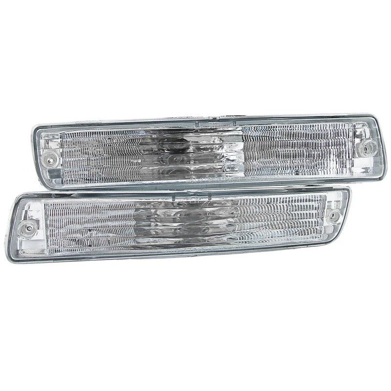 Toyota Land Cruiser 80 Series Clear Crystal Front Indicator Lights (1990-1997)