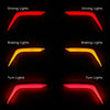 Honda Goldwing GL1800 Rear Saddlebag Turn Brake Lights Accents (2018-2025)
