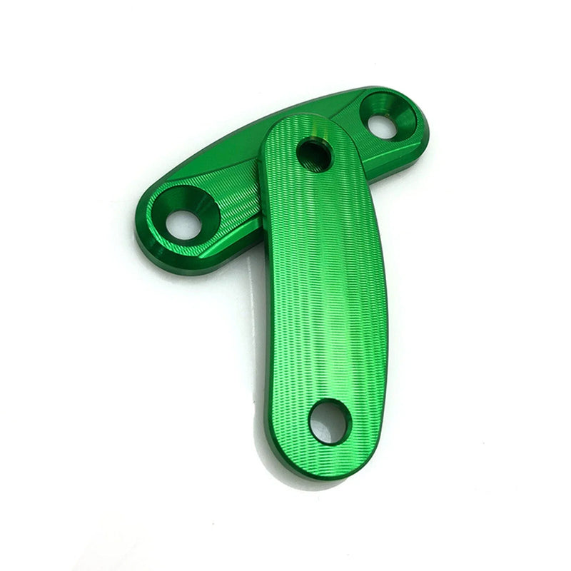Kawasaki NINJA400 Green Rearview Mirror Block Off Plates (2018-2021)