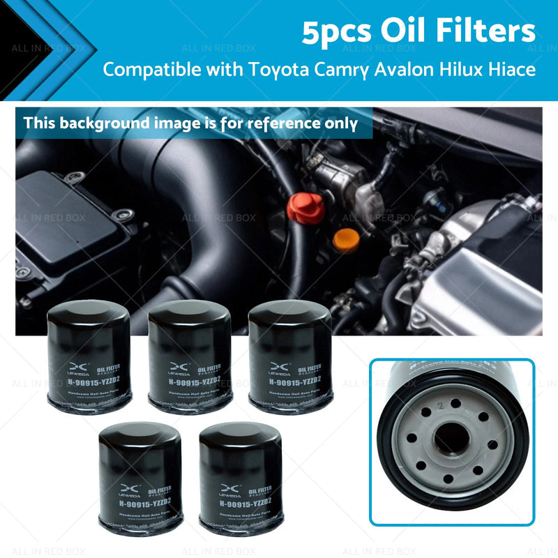 Toyota Camry Avalon Hilux Hiace 5x Oil Filter (2002-2023)