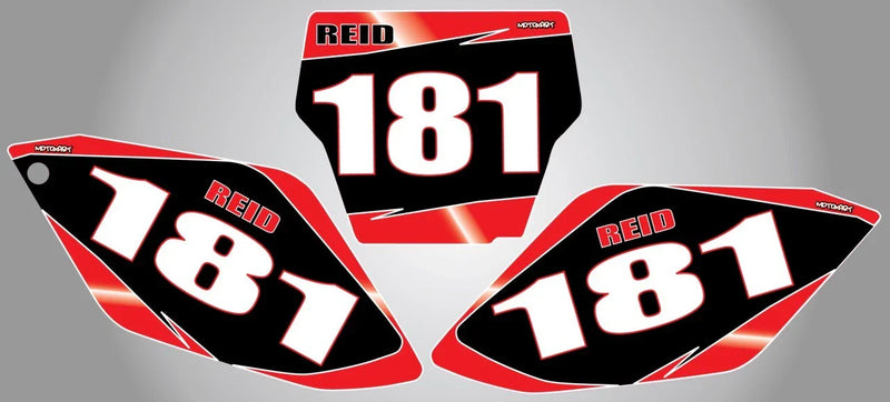 Honda CRF 250 (2006-2007) Stickers / Decals Custom Number Plate Graphics