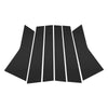 Acura MDX Black 6 Pcs Door Pillar Window Trim (2014 - 2020)