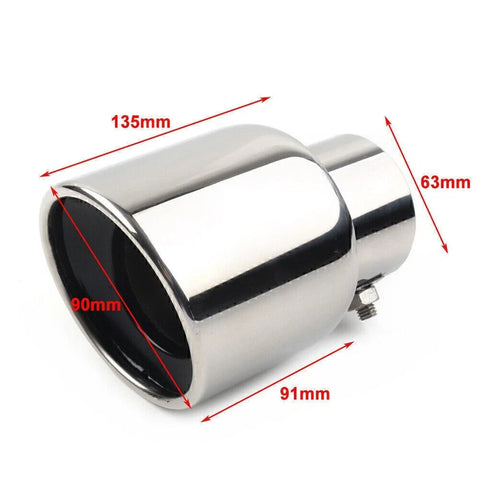 Mazda 3 Blue Stainless Rear Exhaust Pipe Tip (2010-2013)