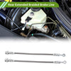 Nissan Patrol GQ Y60 2 x Rear Extended Brake Line Hose Kit (1988-1997)