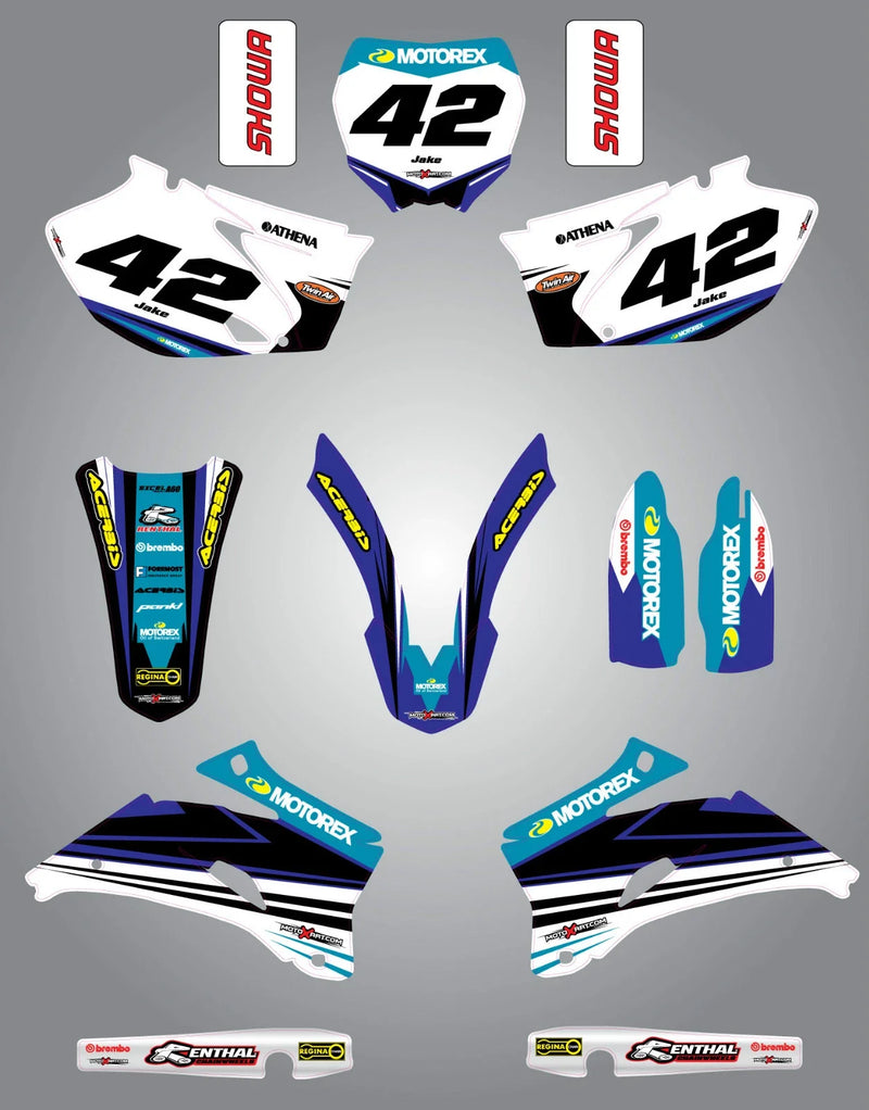Yamaha YZF 250 STRIKE Style Full Graphics Kit (2006-2009)