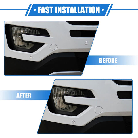 Ford Explorer (2011-2015) White Front Bumper Tow Hook Cover