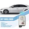 Toyota Avalon 4 x Button Key Cover Fob Remote Case Shell (2007–2012)