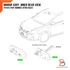 Toyota Yaris, Camry, Hilux, Corolla Interior Rear View Mirror (2007-2023)