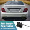 Mercedes Benz C-Class (2012-2015) Black Rear Bumper Tow Hook Cover