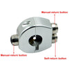 7/8" Silver Motorcycle Handlebar Switch Momentary Button (Fits Various Models)