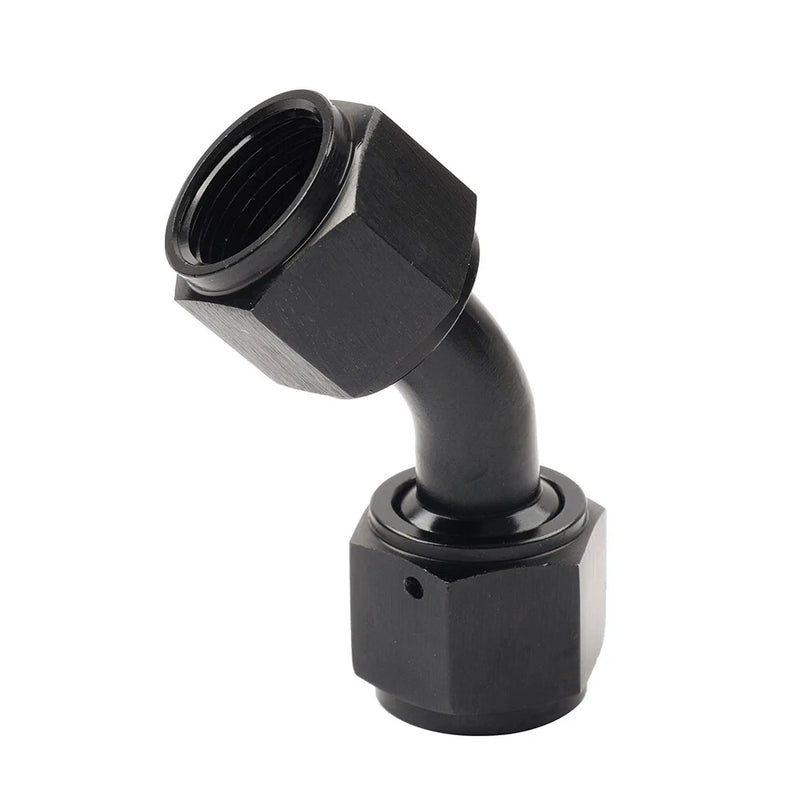 Car 8AN Female to Female 45�� Swivel Coupler Fitting Adapter