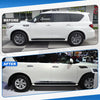 Infiniti QX80 4X Chrome Door Sill Moulding Strip (2011–2024)