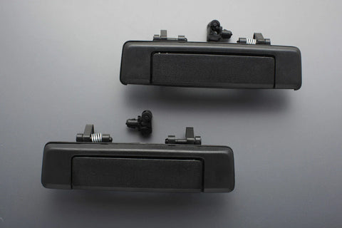 85-98 Ford Courier Mazda Bravo B2000 B2200 B2600 Black Door Handles 2 x