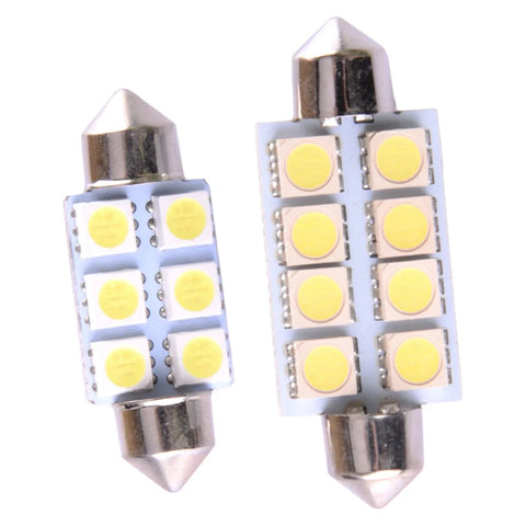 Mazda CX-5 4 x White LED Interior Dome Cargo SMD Bulbs (2012-2017)