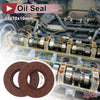 Oil Seal Rotary Shaft Seal FKM Rubber 35x70x10mm Brown 2 x Pcs