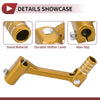 Bosuer Cheetah Gold Tone Gear Shifter Lever Folding