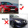 Mercedes-Benz E-Class Coupe ABS Front Bumper Lip Splitter Spoiler (13-16)