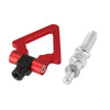 BMW 3 5 7 Series Z3 Z4 Red Screw-On Tow Hook Triangle Ring (1998-2023)