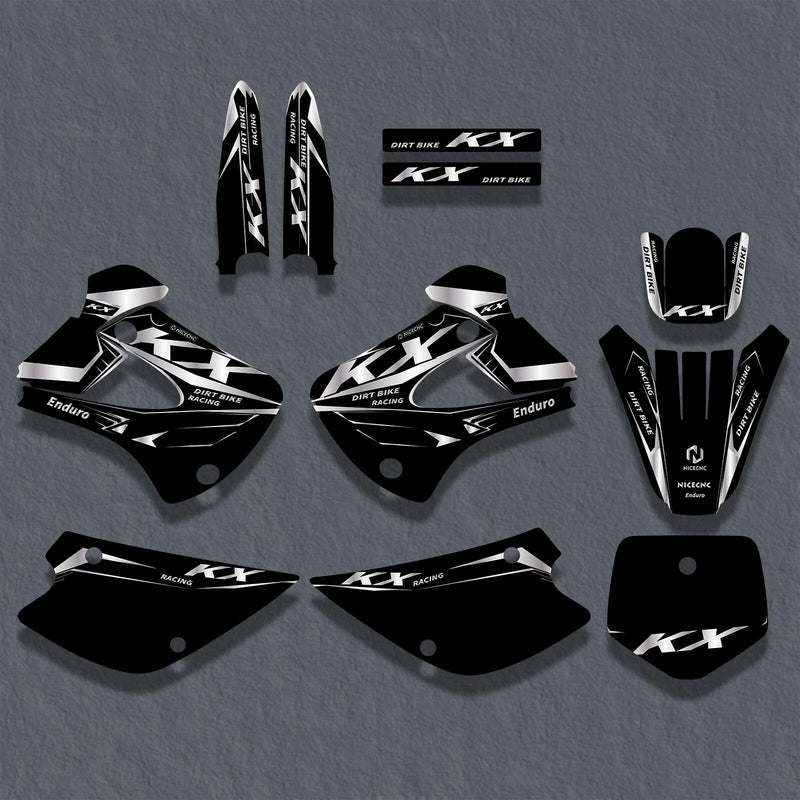 Kawasaki KX85 KX100 Graphics Decal Kit (2001-2013)