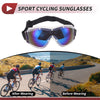 Motorcycle Goggles Colorful Lens White Frame PC PU
