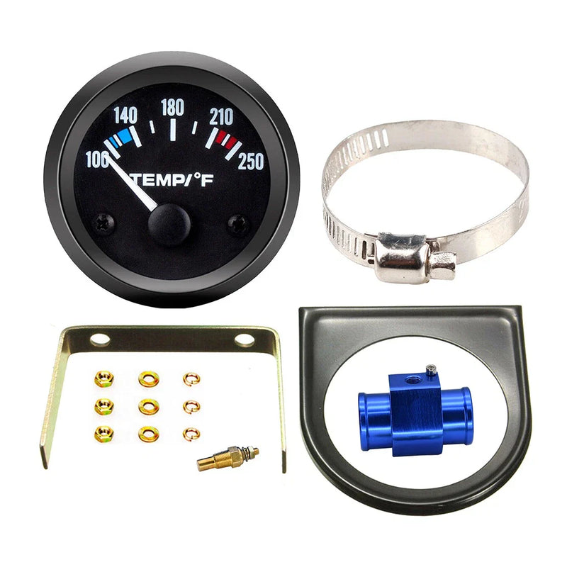 Car 52mm LED Water Temperature Gauge 100-250��F w/ 40mm Sensor
