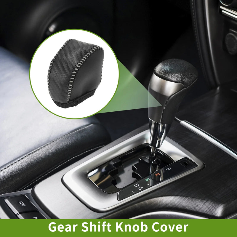 Lexus NX250 2022-2023 Black Carbon Fiber Gear Shift Knob Cover