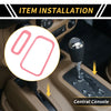 Jeep Wrangler Center Console Gear Shift Ring Panel Cover Trim (2007-2018)