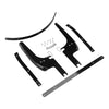 Harley Touring Road King Black/Chrome Windshield Bracket Mount (1994-2025)