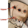 Porsche Cayenne Front Backrest Seatback Cover Buckle Clips (2003–2010)