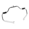 Harley Touring Mustache Highway Engine Guard Bar Chrome/Black (2009-2024)