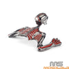 Harley 4" Headlight Visor Skull Skeleton Decorative Figure
