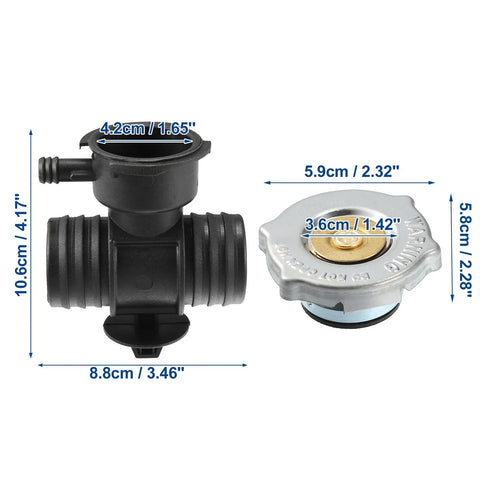 Dodge Durango Radiator Coolant Filler Neck with Radiator Fill Cap