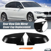 BMW X1 328i 125i 330i 320i 220i 1 Pair Mirror Cover Cap Gloss Black