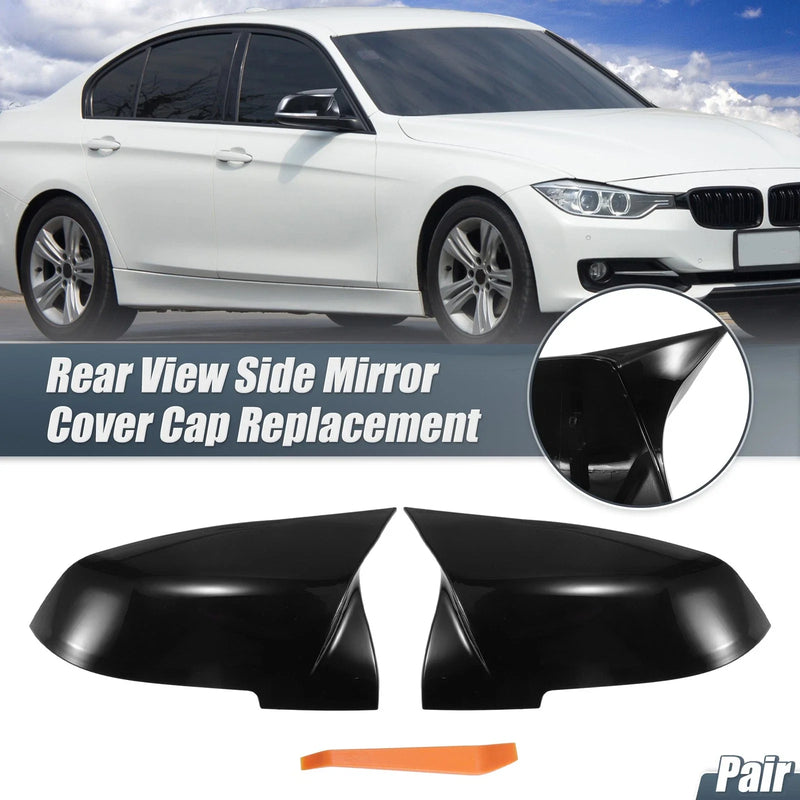 BMW X1 328i 125i 330i 320i 220i 1 Pair Mirror Cover Cap Gloss Black