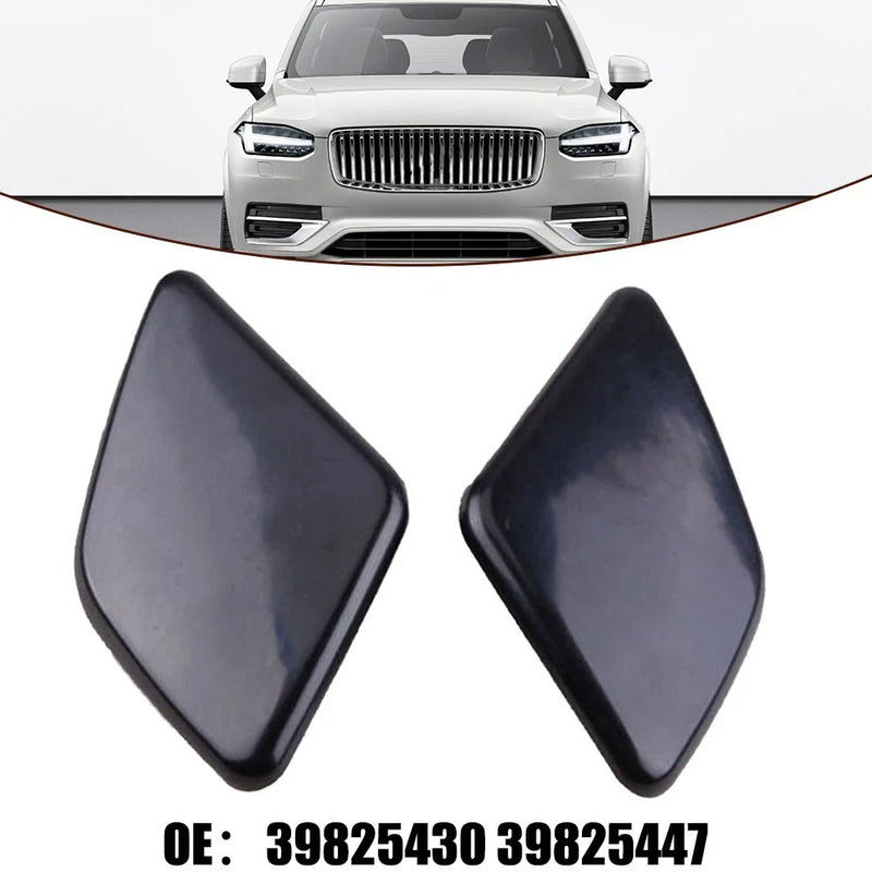 Volvo XC90 Plug and Play Headlight Spray Nozzle Cap Cover (2016–2022)