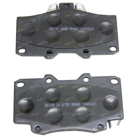 Toyota Landcruiser HZJ75 HZJ70 4x4 Front Disc Brake Pads (1990–1999)