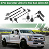 Ford Mustang 8pcs Front Suspension Kit Tie Rod Ends & Sway Bar Links (2005-2014)