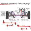 Honda Pilot 4x Front/Rear Stabilizer Sway Bar Link (2003 - 2008)