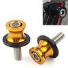 KAWASAKI ZX6R (1998-2011) - Gold Pair 10mm CNC Swingarm Spools
