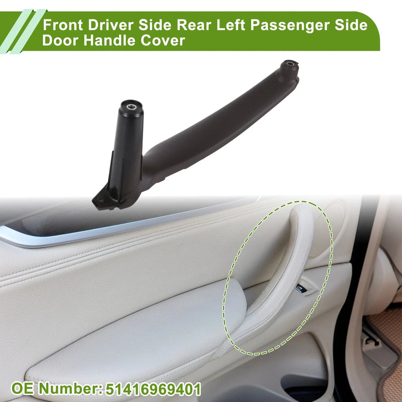 BMW X5 E70 Door Panel Handle Pull Trim Cover Deep Brown