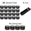 Opel Wheel Nut Bolt Covers 24X