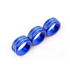 Acura Integra Blue Aluminum AC Climate Control Knob Ring Covers (2023)
