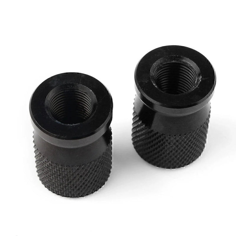 Car Truck Motorcycle Bike Black Tyre Air Valve Caps (Universal)