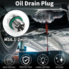 Car Motorcycle Silver Tone M16.1-2mm Copper Oil Drain Plug With Gasket