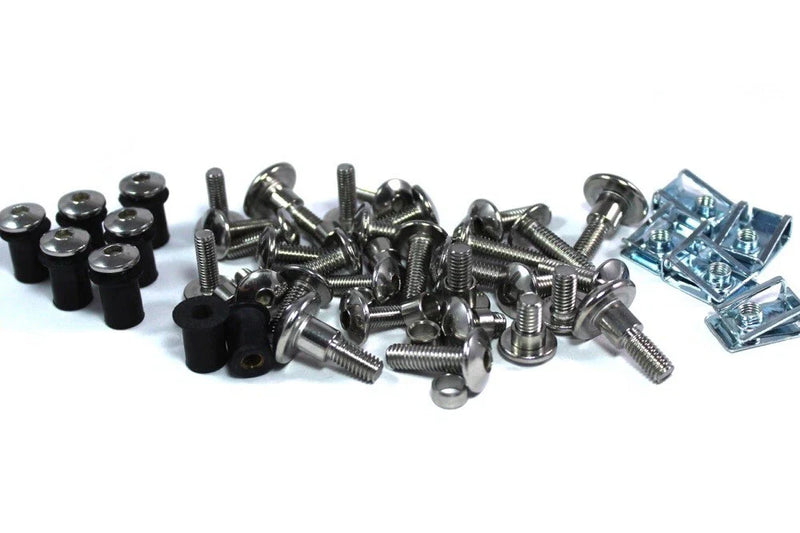 Suzuki RGV250 VJ22 Inox Fork Head & Windscreen Bolts (1991–1996)