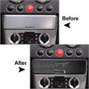 Audi TT Center Console CD Radio Switch Control Panel Cover (2001-2006)