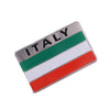 Car Truck 4 x Metal Italy Flag Badge Emblem Stickers